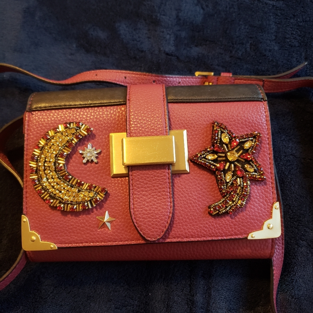 moon and star shoulder bag